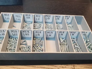 Screws Box with sliding Lid Remix by Chelejeff | Download free STL ...