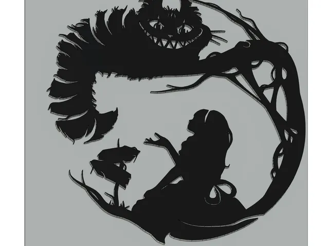 Alice and the Cheshire Cat Wall Art
