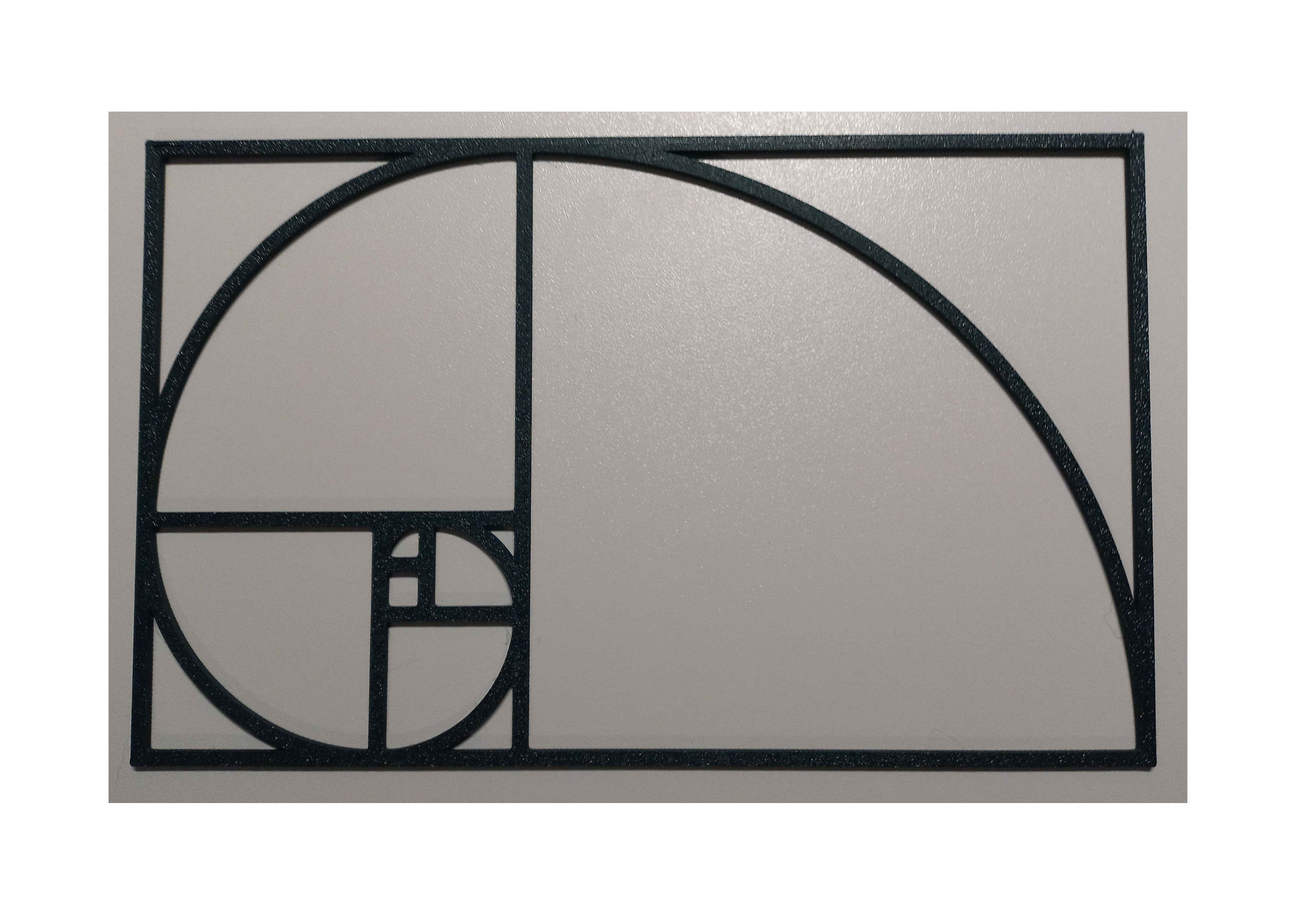 Golden Number Wall Art/Stencil (parametric)