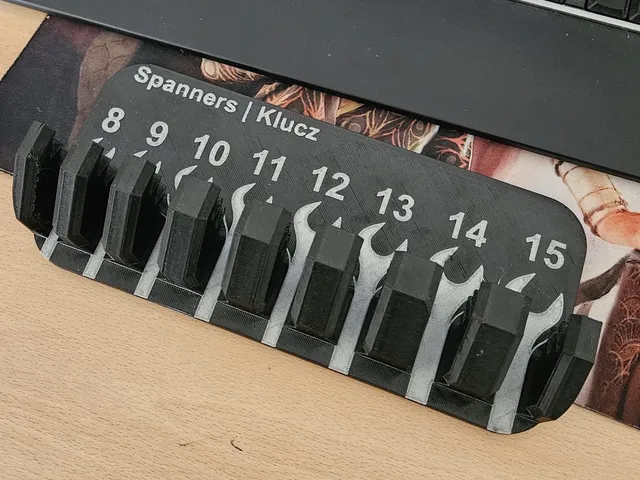 Skadis Multi-lingual Spanner Holder