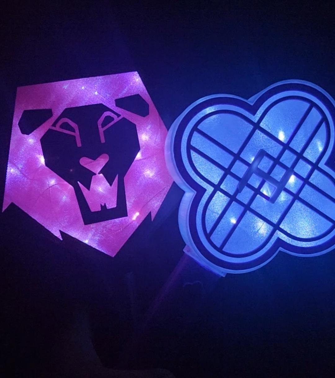 Kpop demon hunters Huntrix/Saja Boys Light Wands
