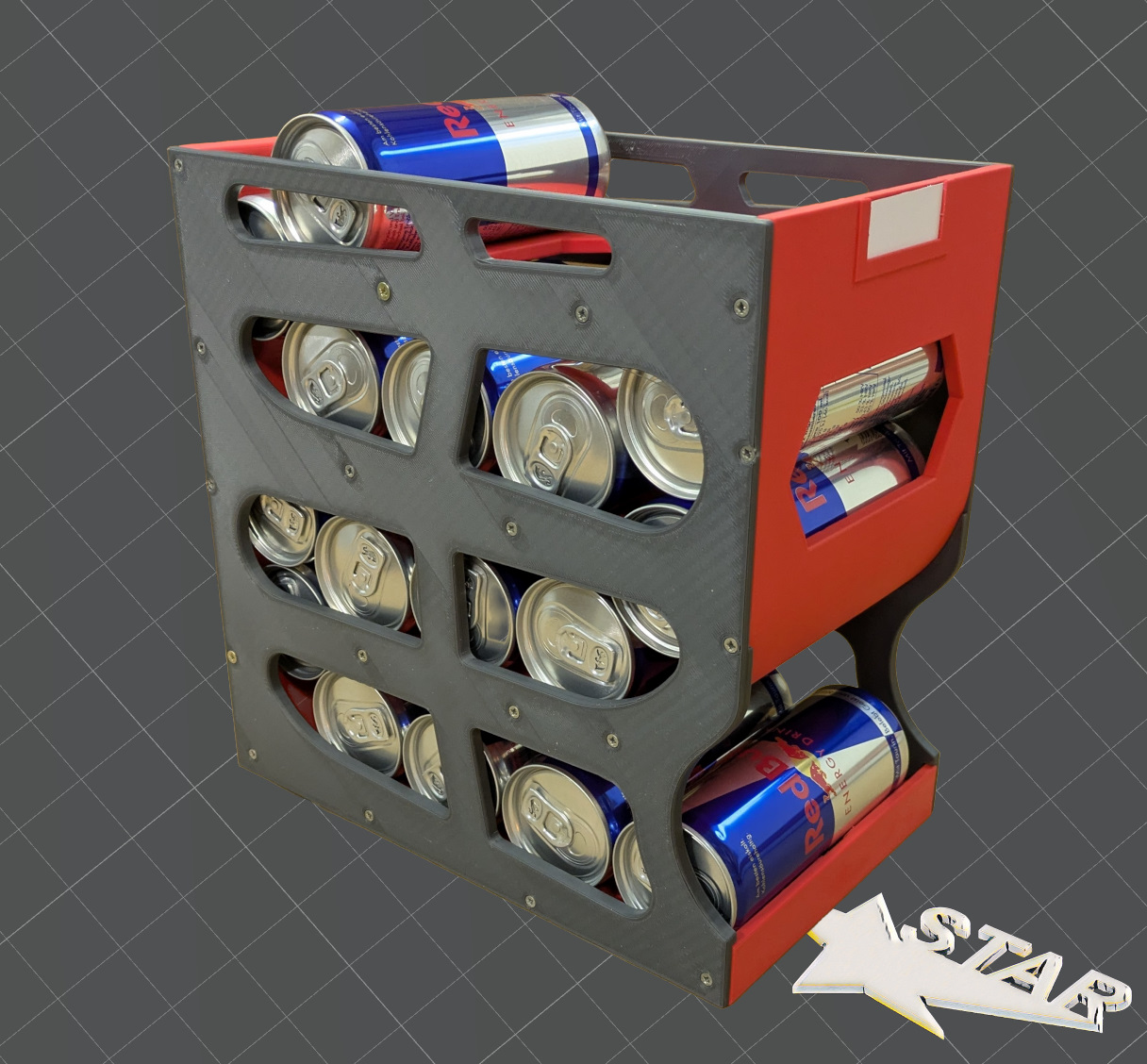 330ml Can storage dispenser "First in - First out" / Getränkedosenlager — miniatura 4