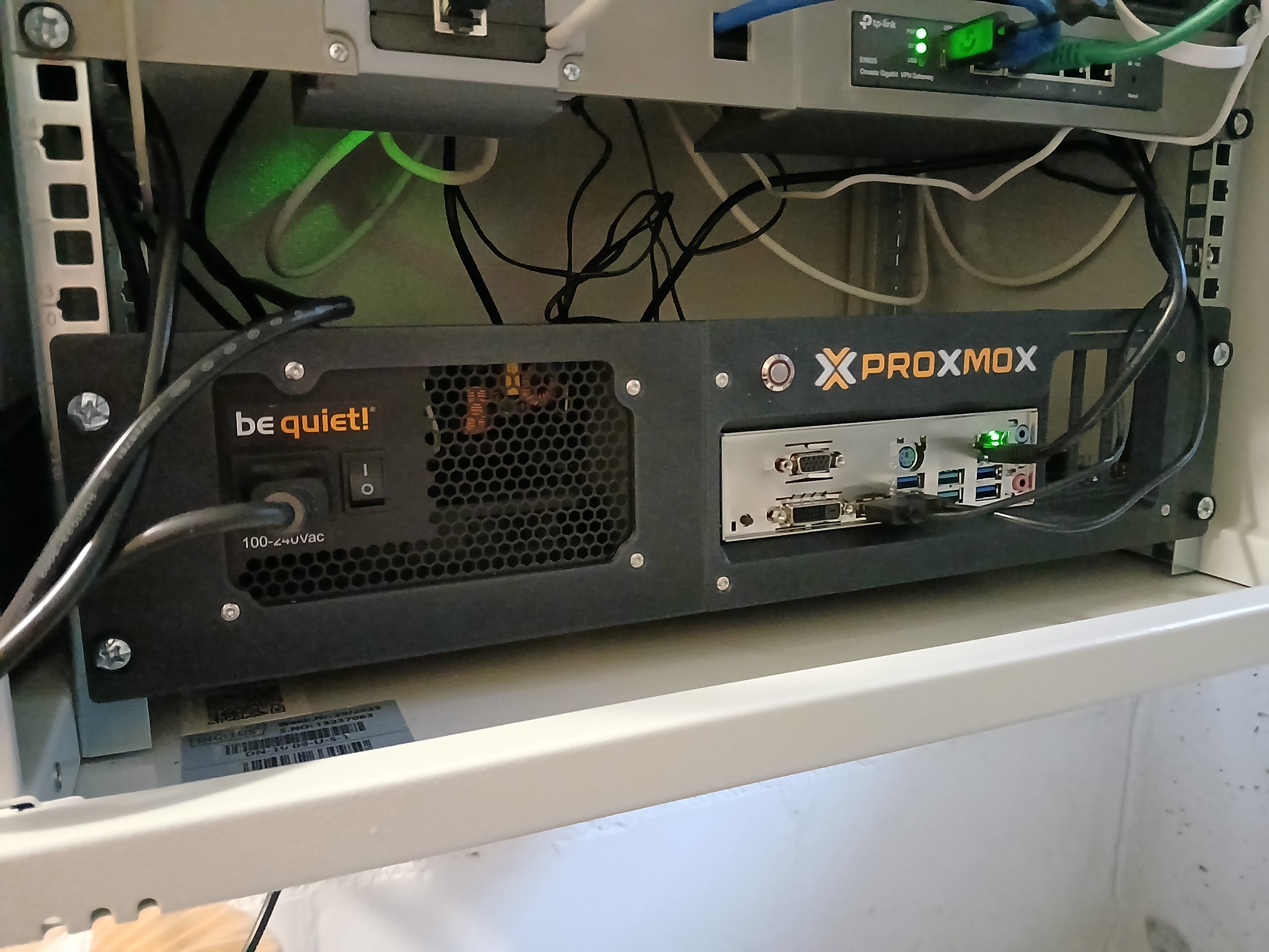 19" 2.5U Rack M-ATX Mainboard with ATX PSU