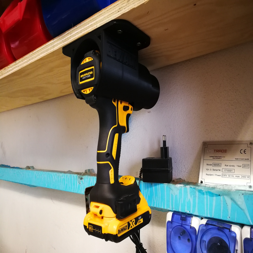 DeWALT / Makita drill gun shelf hanger holder