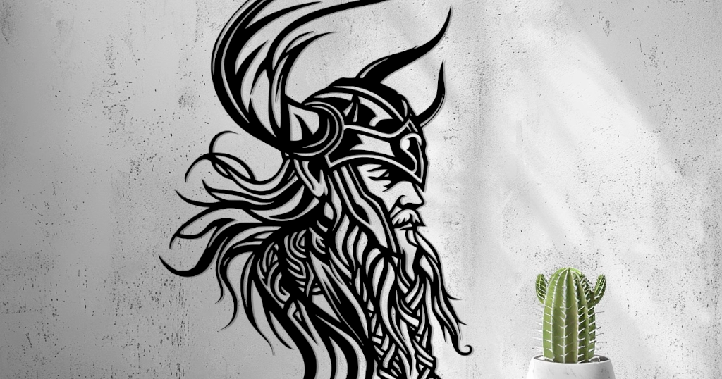 Modern Thor Low Poly Wallart by 2D Art | Download free STL model ...