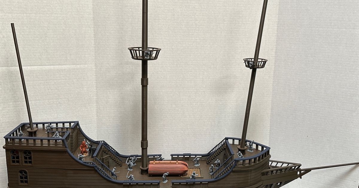 D&D Galleon by JP | Download free STL model | Printables.com