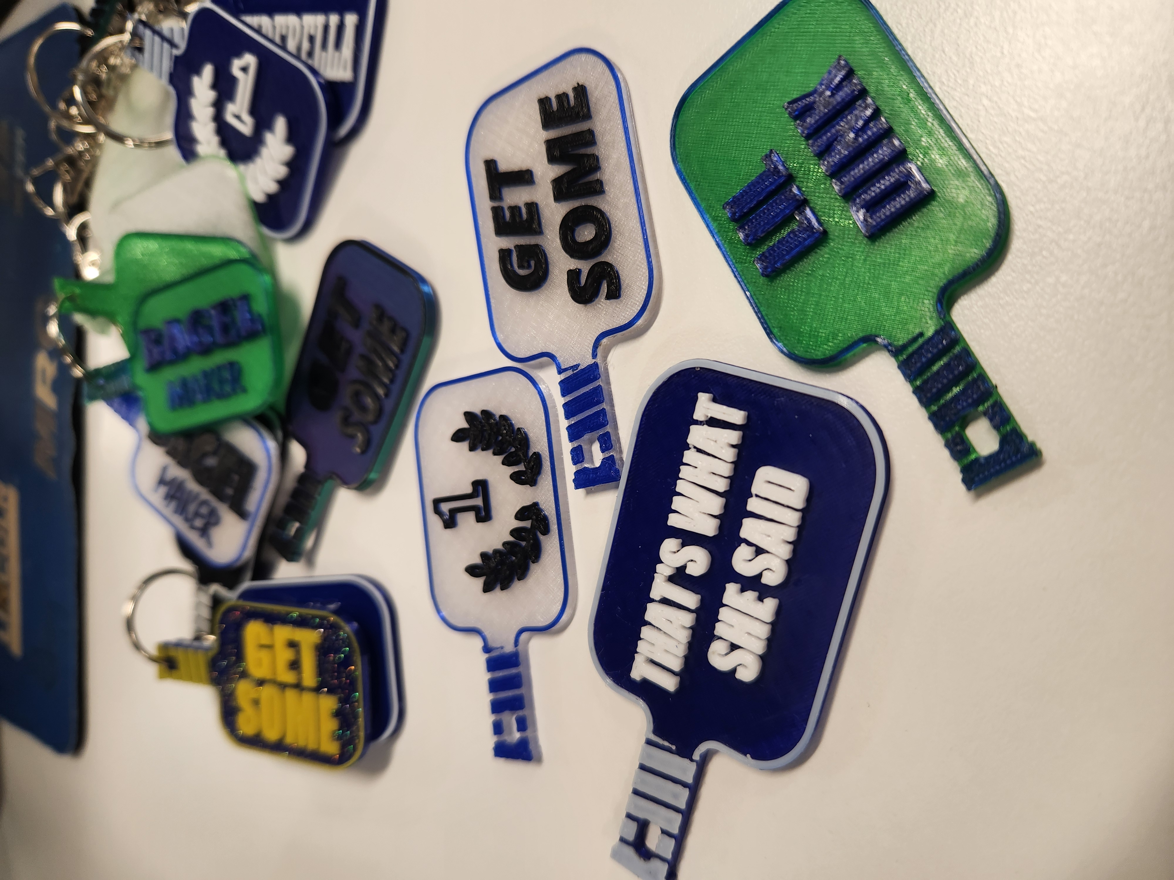 Pickleball Keychain