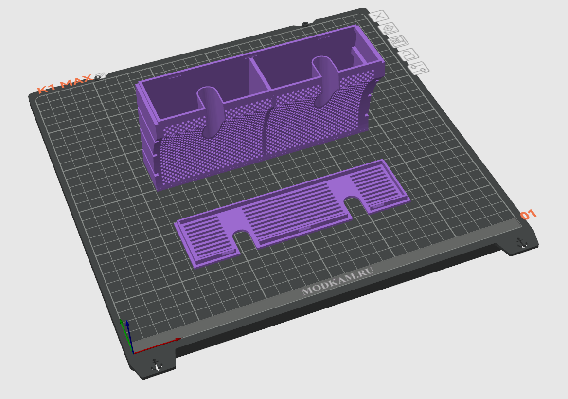 Desiccant container for Creality Space Pi Plus