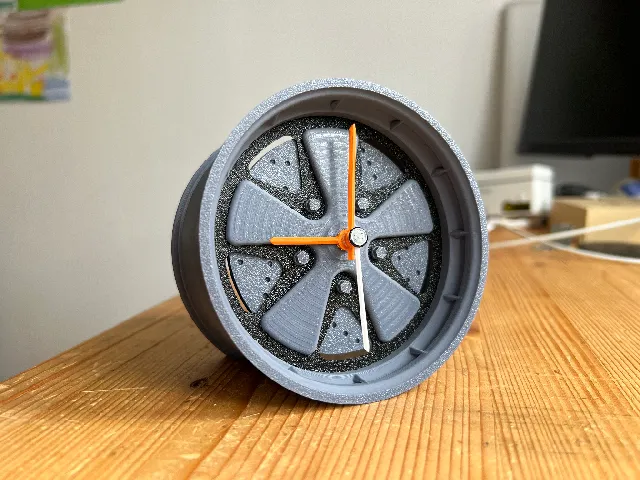 Porsche Fox Rim Clock