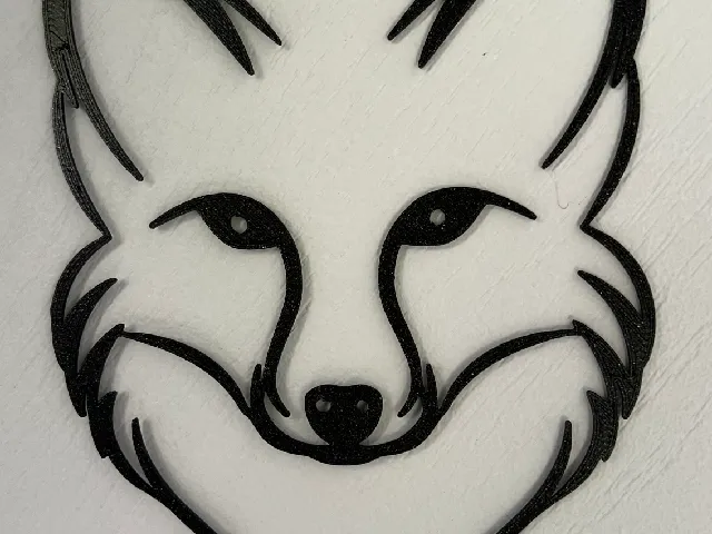 Fox Silhouette Wall Art