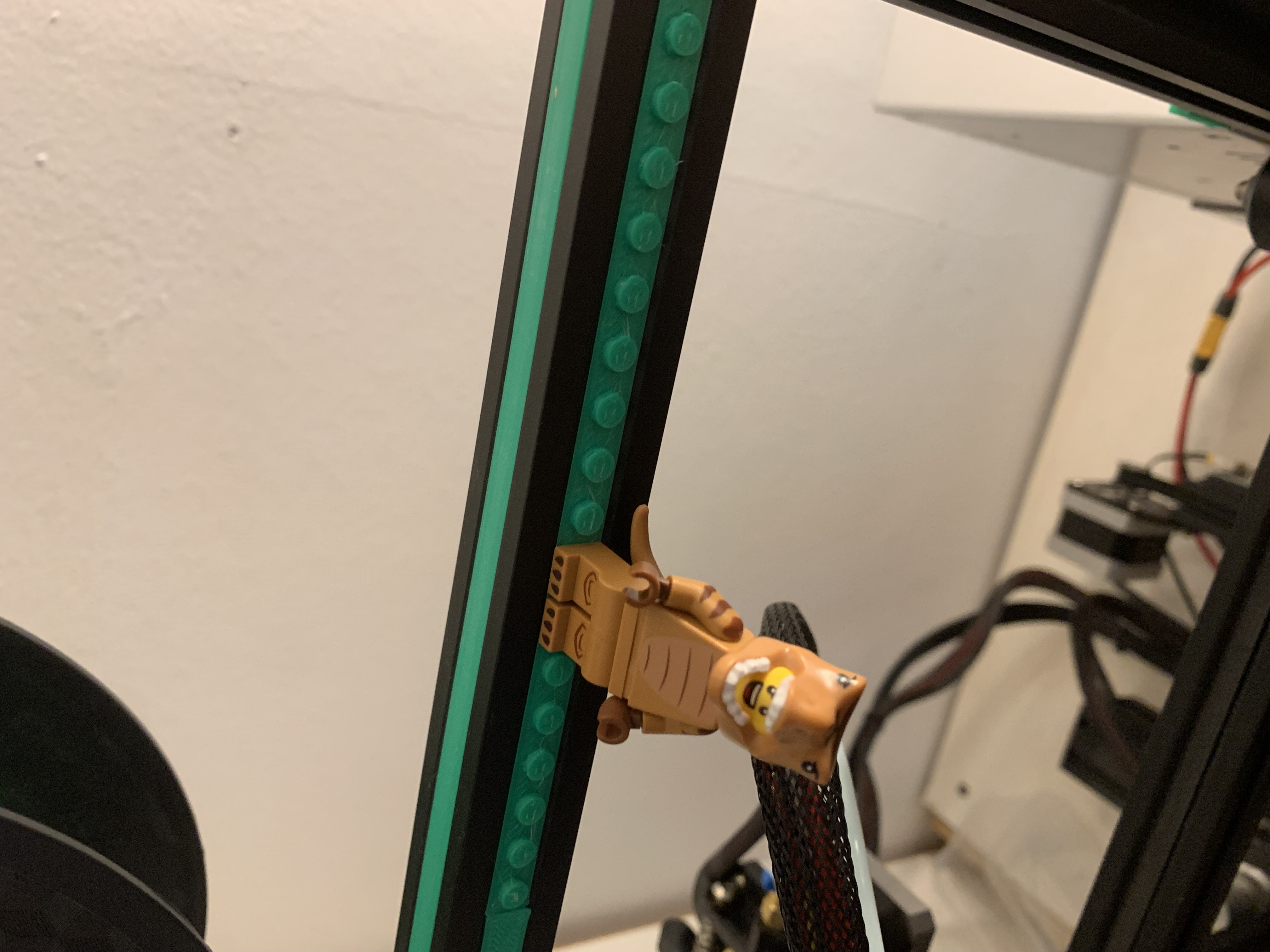 Brick compatible extrusion cover