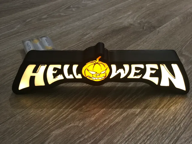 HELLOWEEN Band Light Box