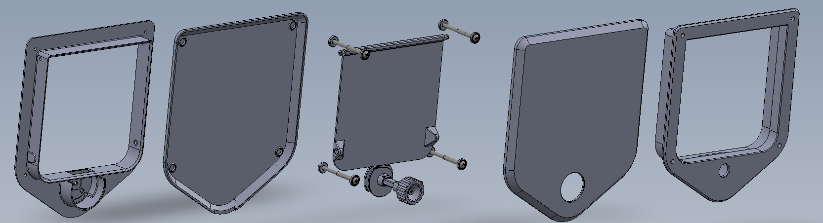 Cat door by Egorka555 | Download free STL model | Printables.com