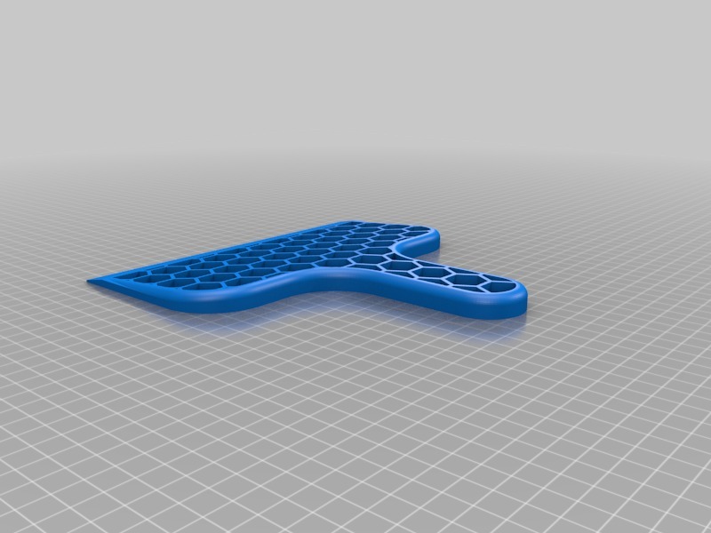 Miniatura 3 do modelo 3D Large scraper/ spatula