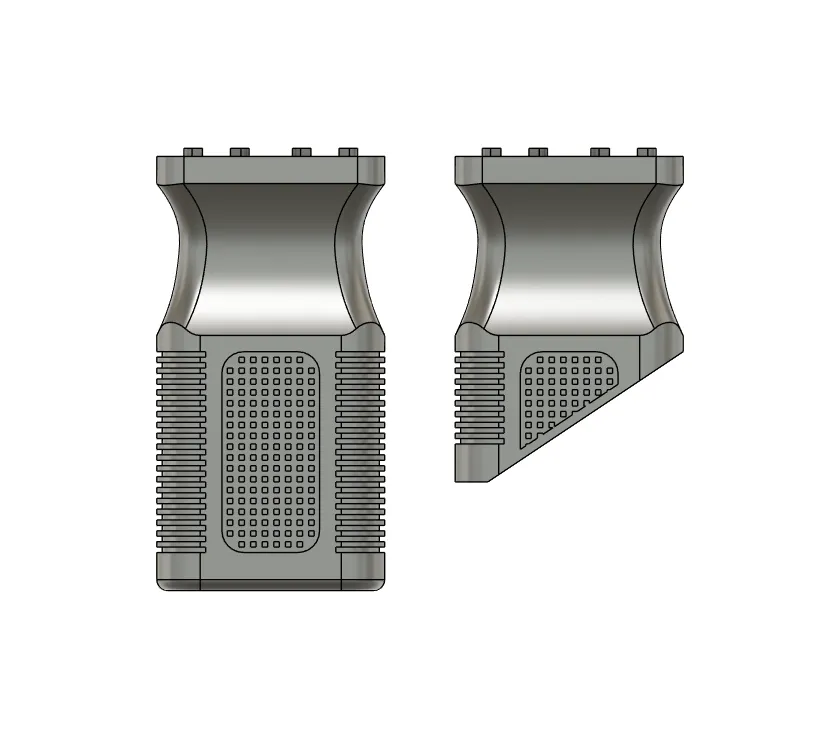 Mlok vertical grip/stubby grip by Shirley Productions | Download free ...