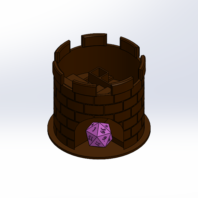 DICE TOWER D&D DADOS