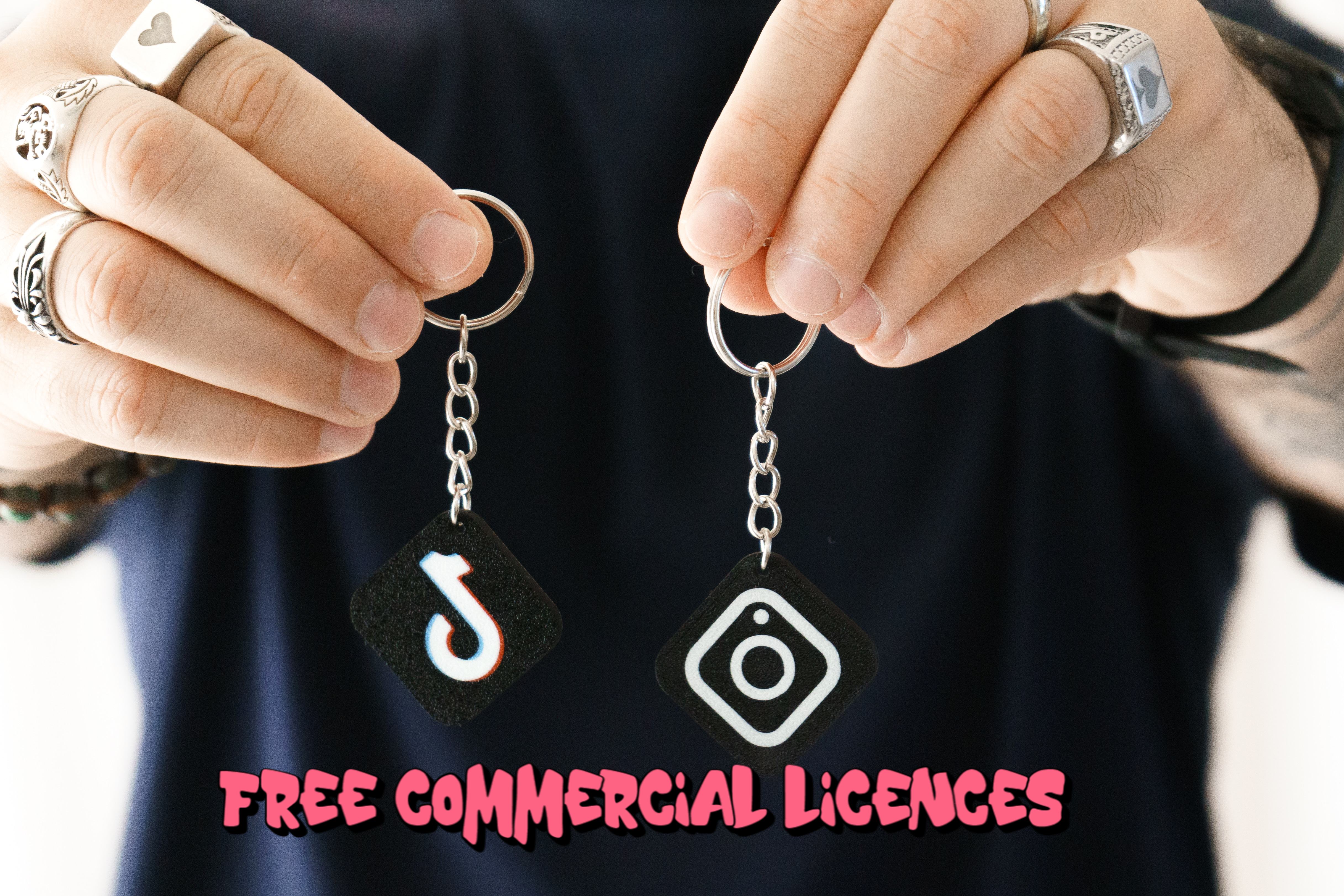 Social NFC keychain