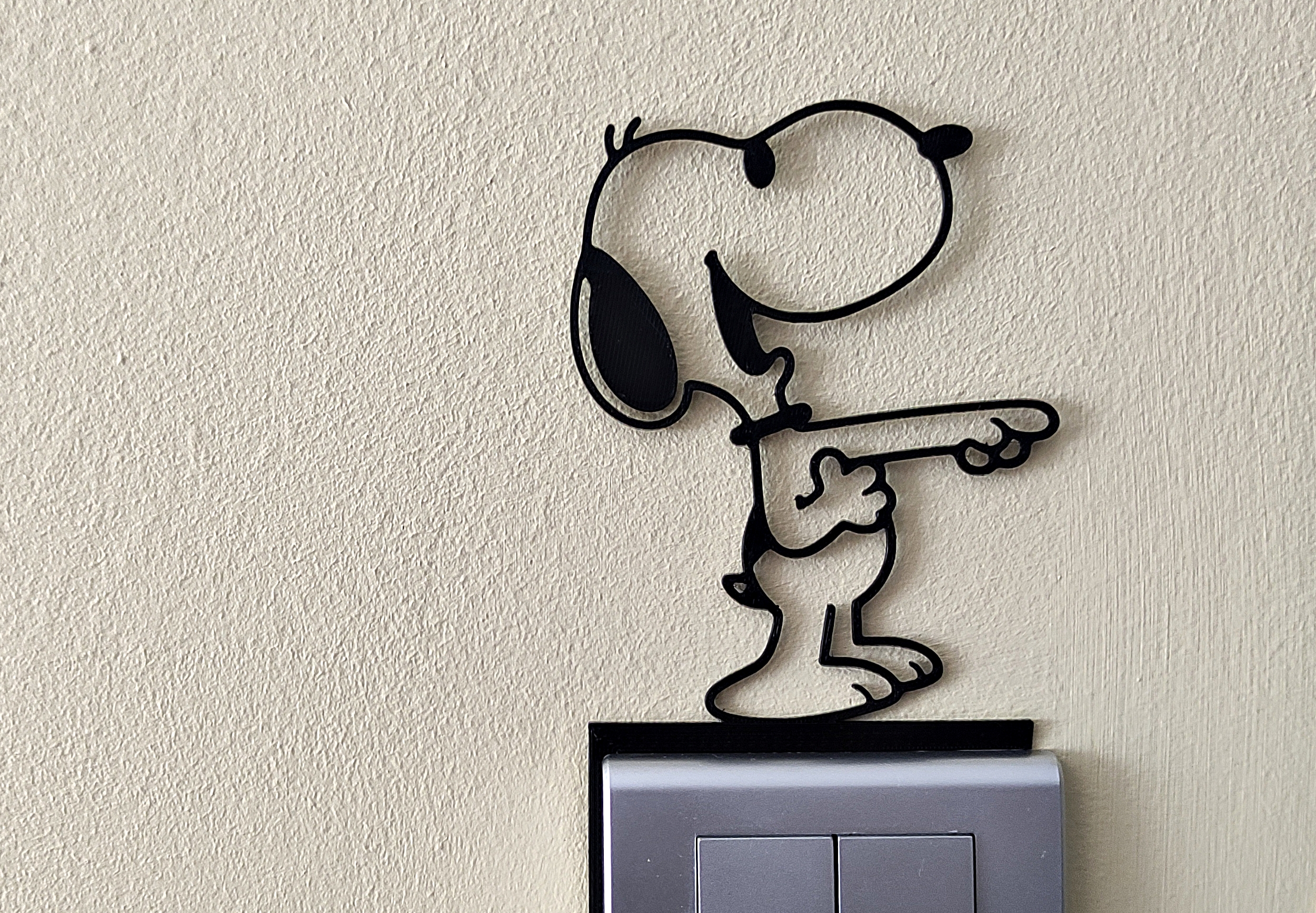Snoopy Light Switch / Outlet Decoration - Model 49