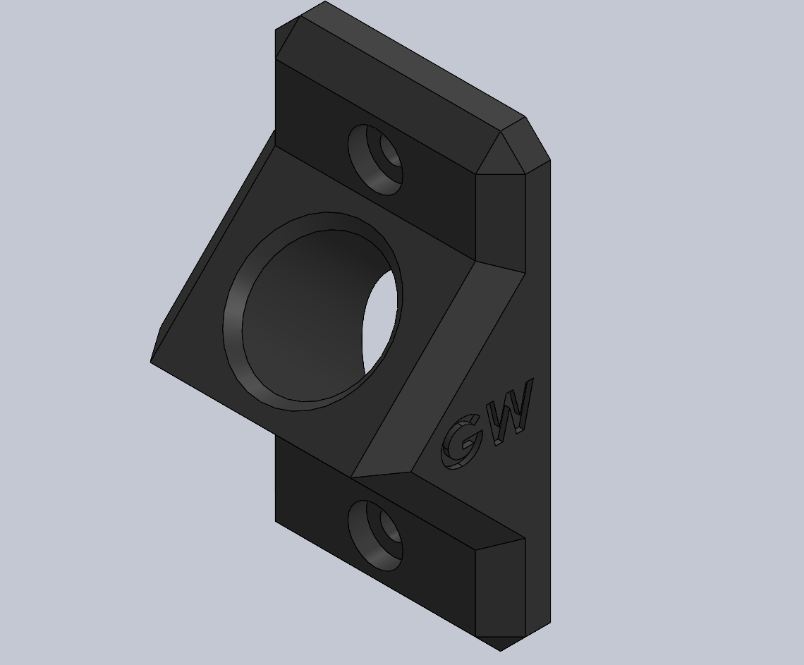 Helmet Wall Mount (No Logo)