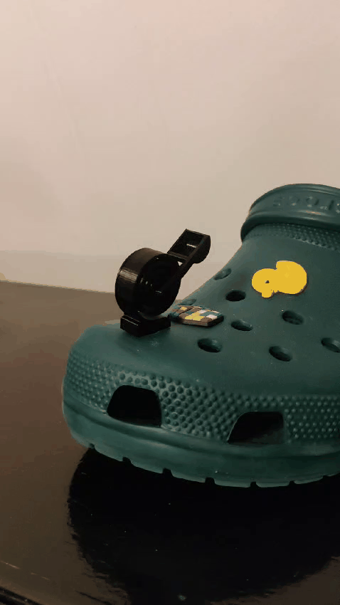 Easy to print shoe charm catapult 3D model thumbnail