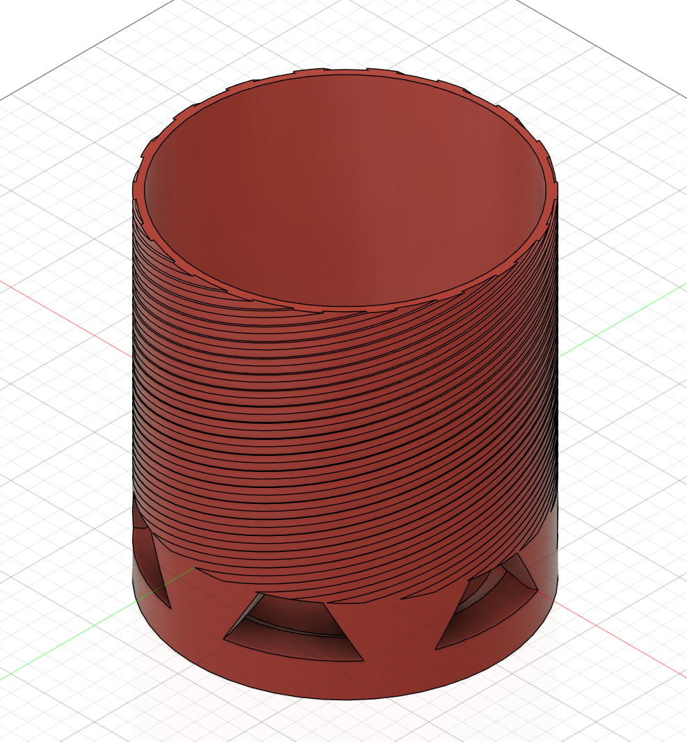 Sloping Spiral Planter