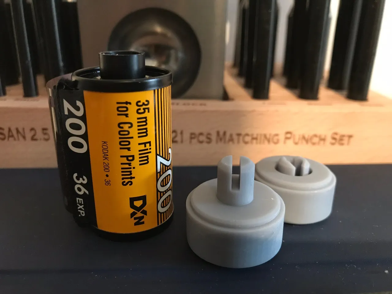 2 Sets 135 To 120 Film Adapter Canister Converter Panorama Like Xpan