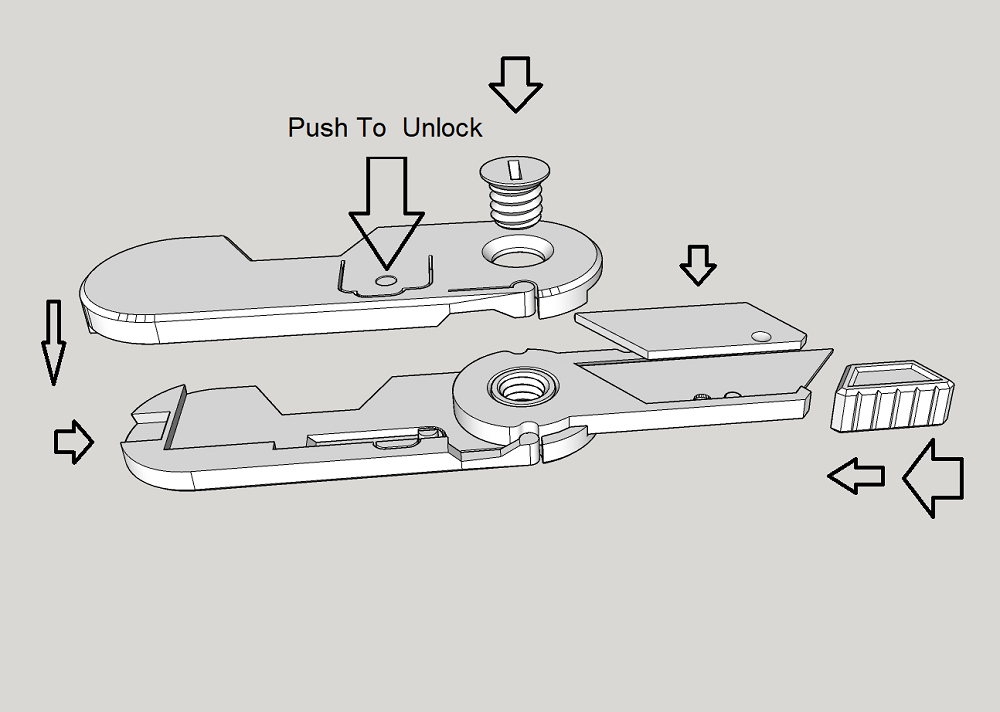 Utility Knife With Lock — miniatura 2