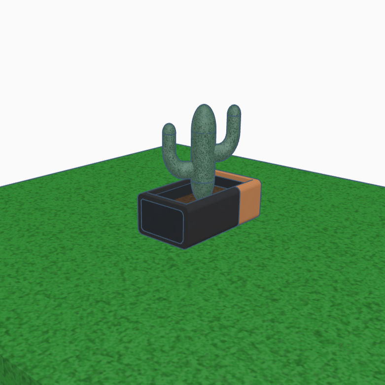 Battery - plant pot