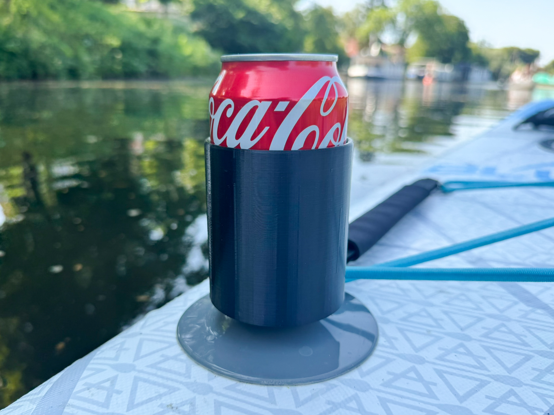 Universal Drink Can Holder with M6 Mount and Drainage – Ideal for SUPs and More