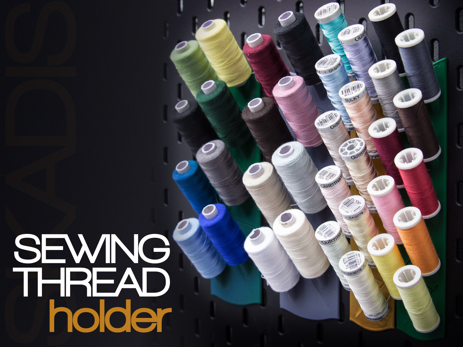 Sewing Thread holder skadis Nähgarn halter