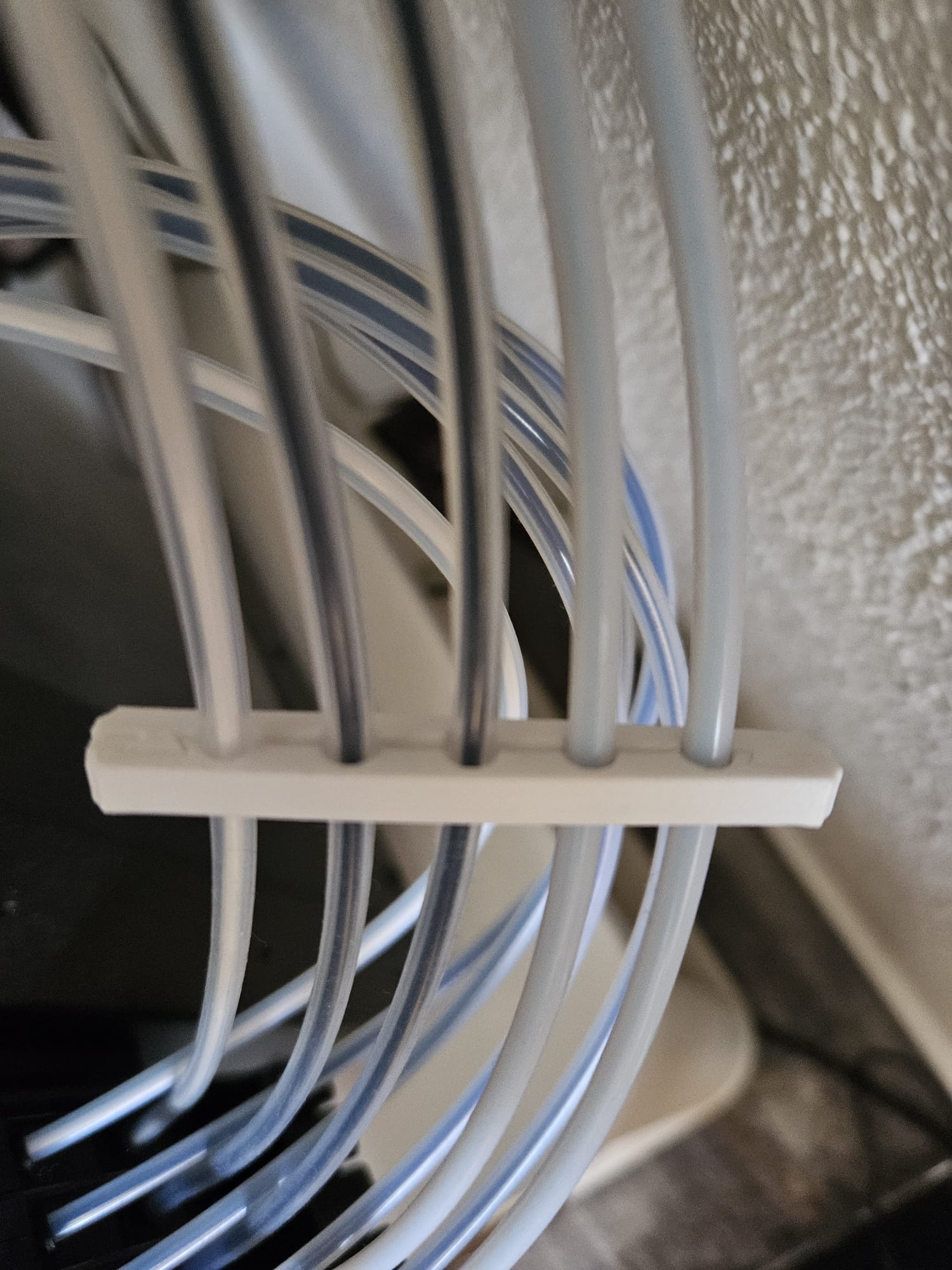 MMU PTFE Organizer: Sliding parts for 5 tubes