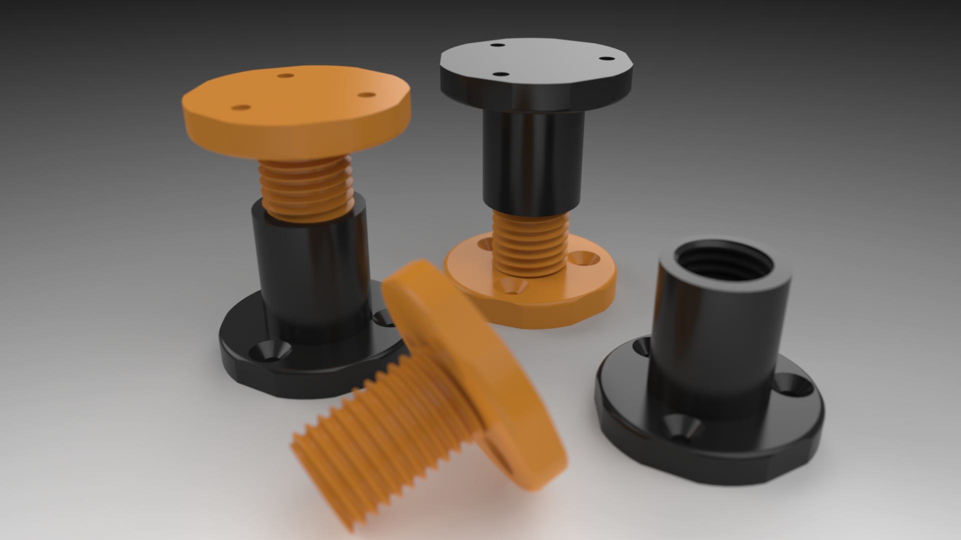 Adjustable Support / Furniture Leg (Easy to print) by Firstlayer Oy ...
