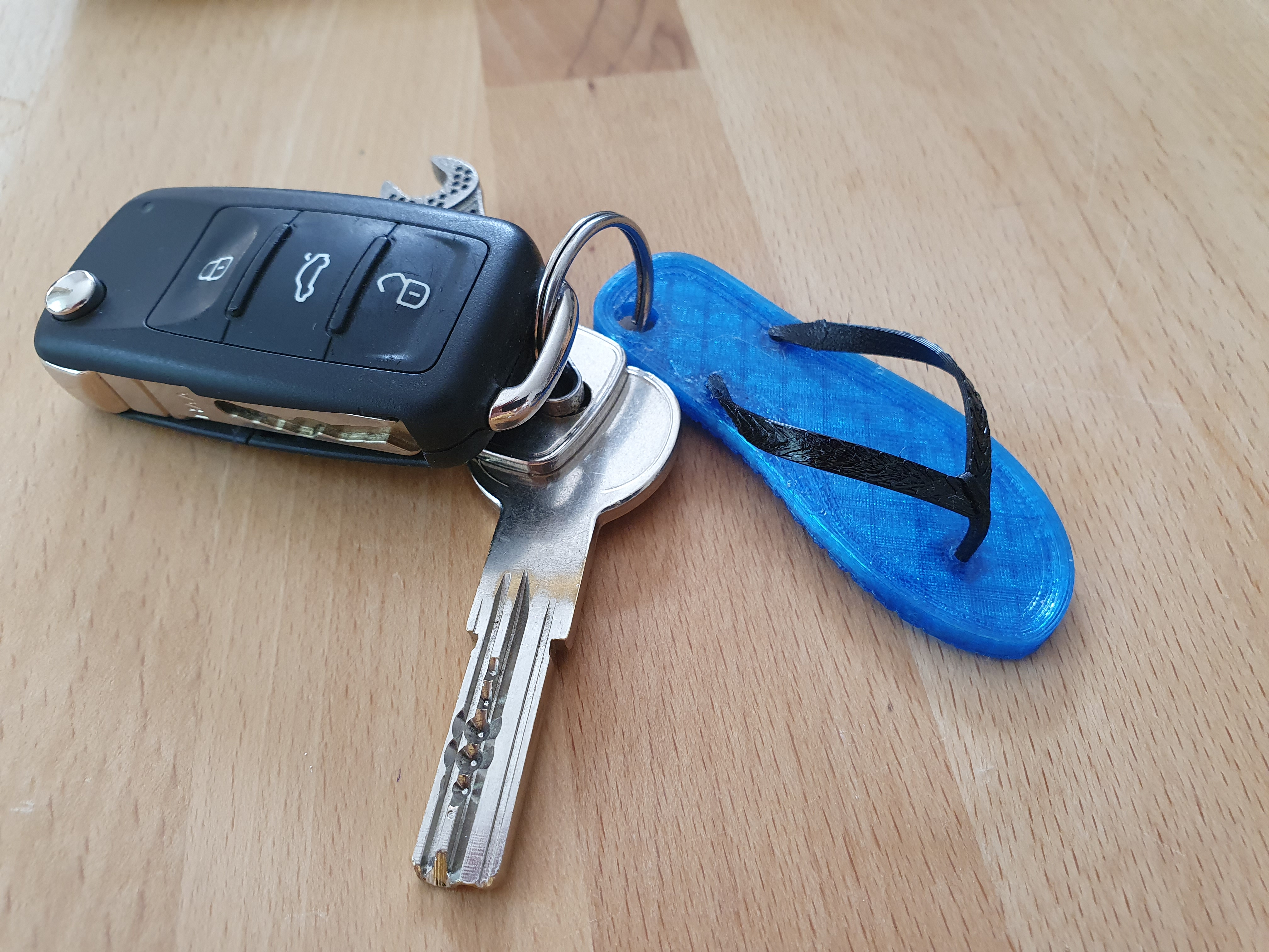 Flip Flop Keychain