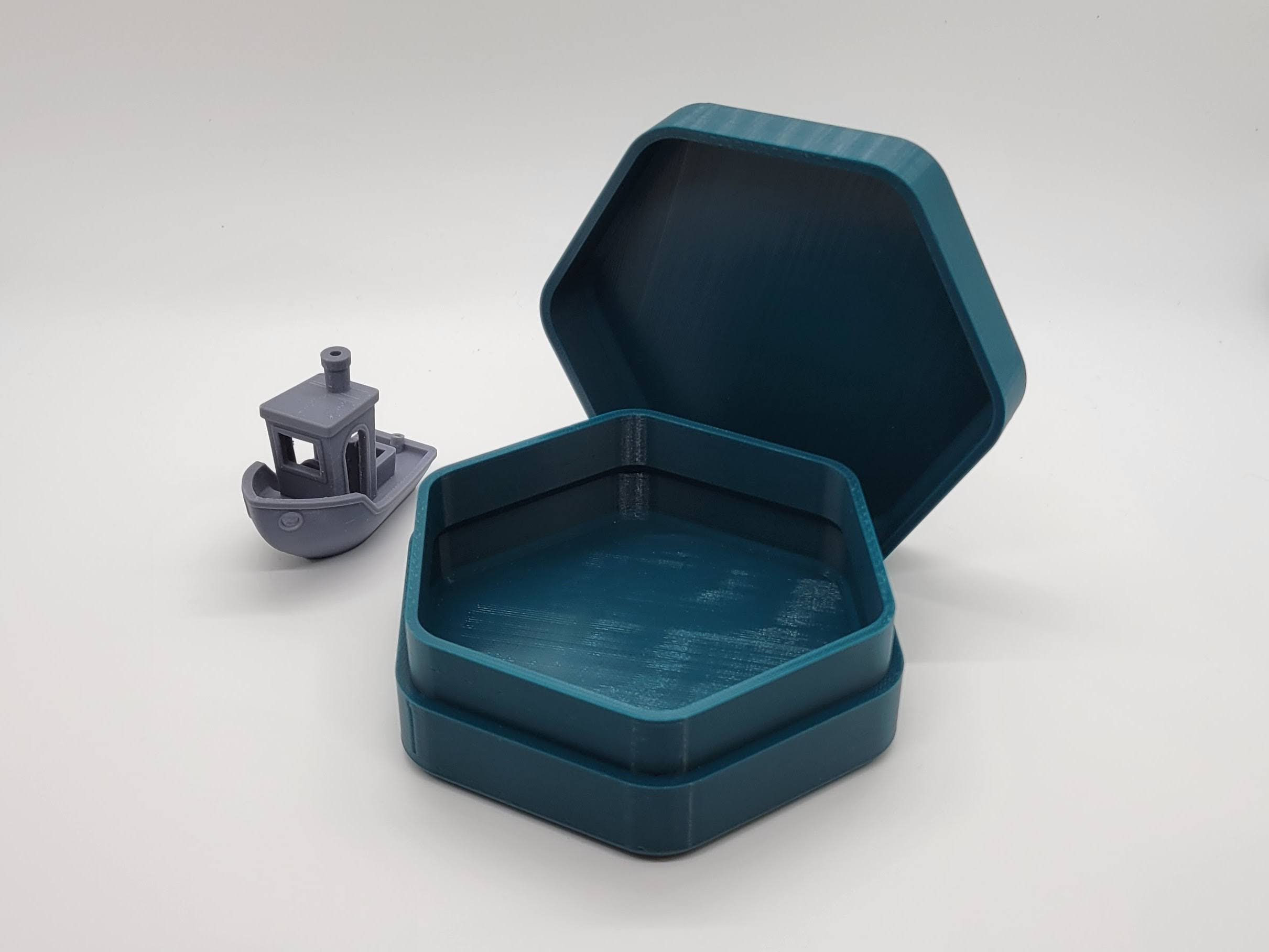 Parametric Hexagon Shaped Storage Box