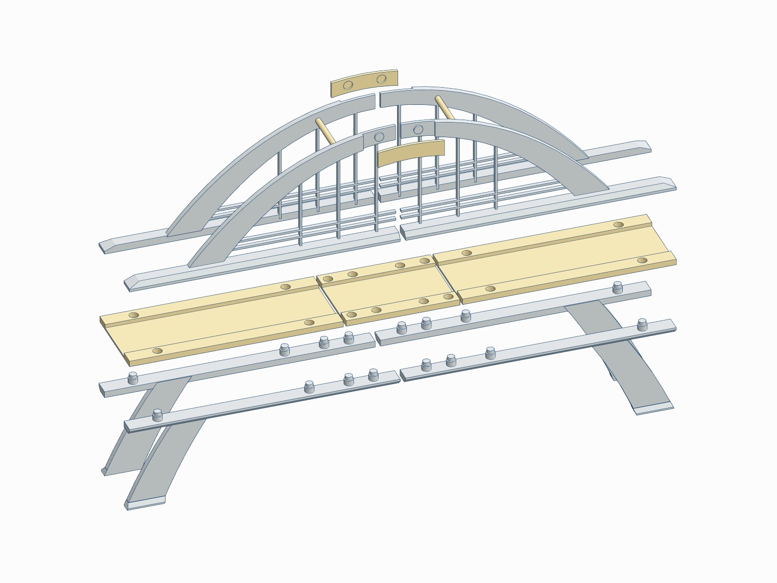 Bow Railway Bridge - H0 Scale — miniatura 8