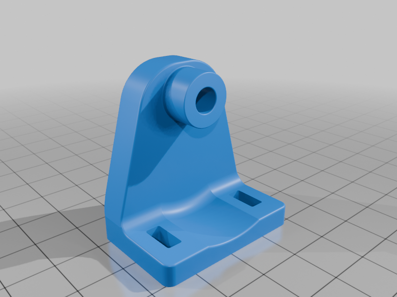 Miniatura 10 do modelo 3D Blind roller bracket + End Cap