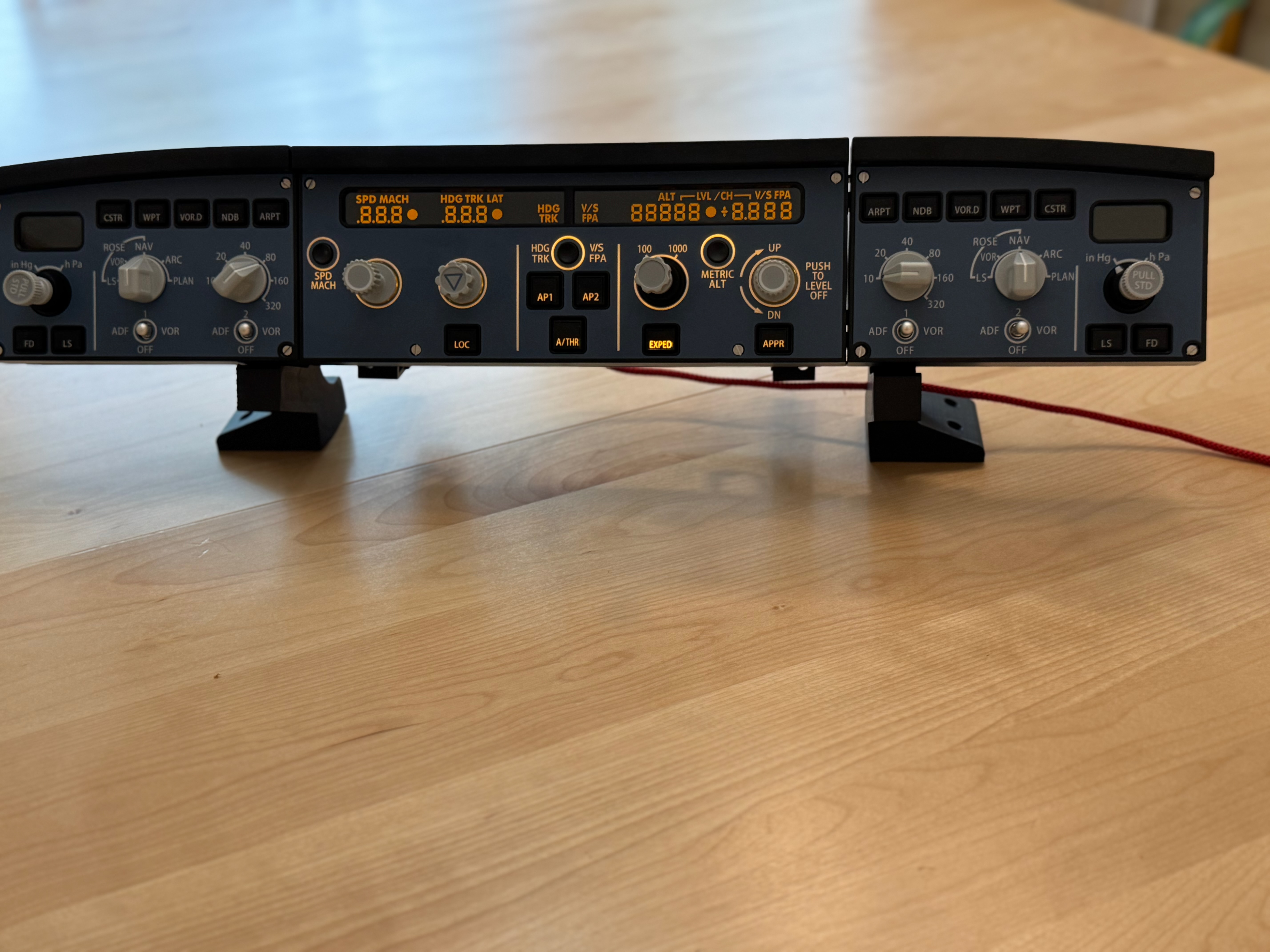 WinWing FCU +/- EFIS Desk Mount Stand