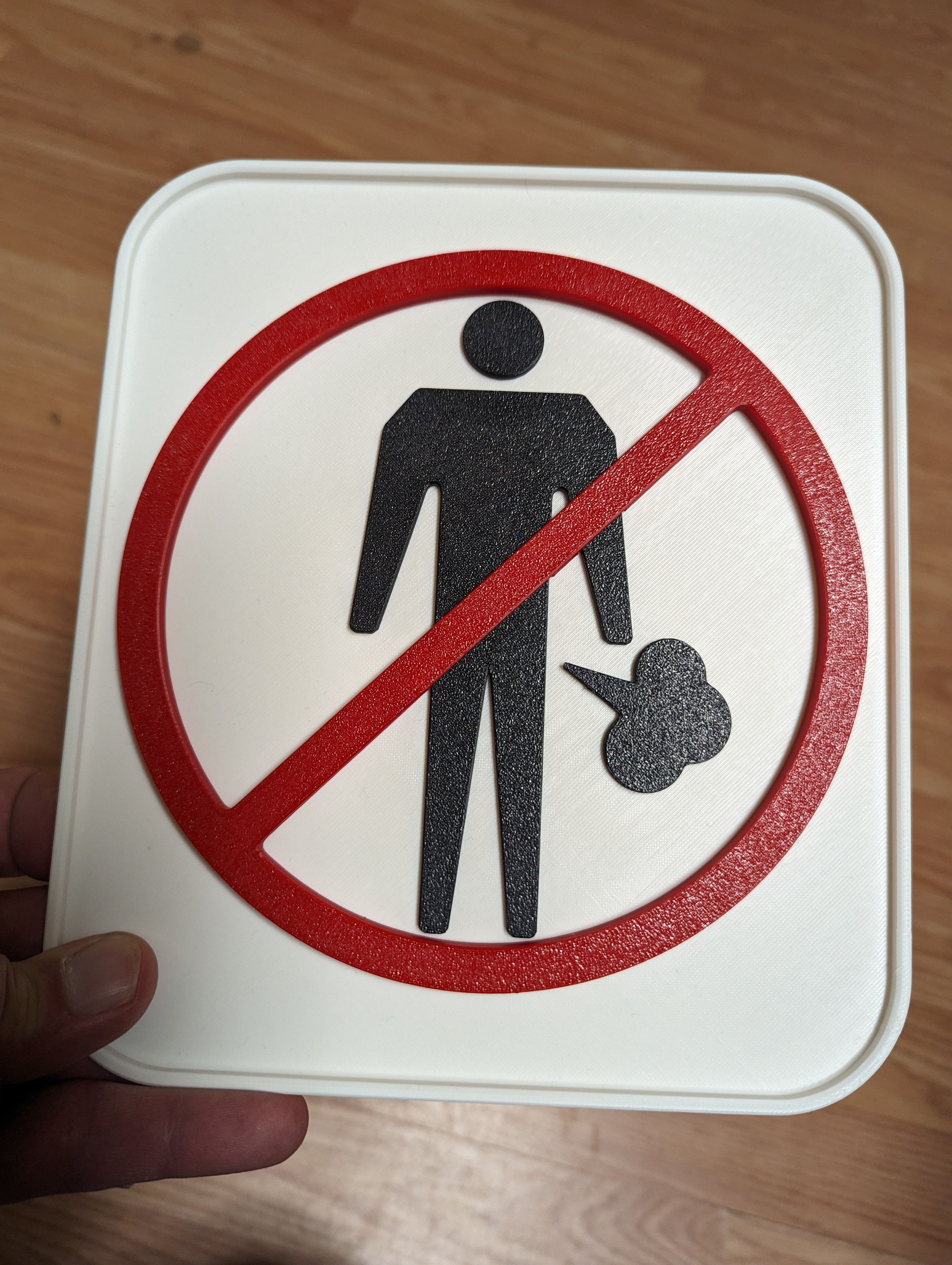 No Farting Sign - Modular