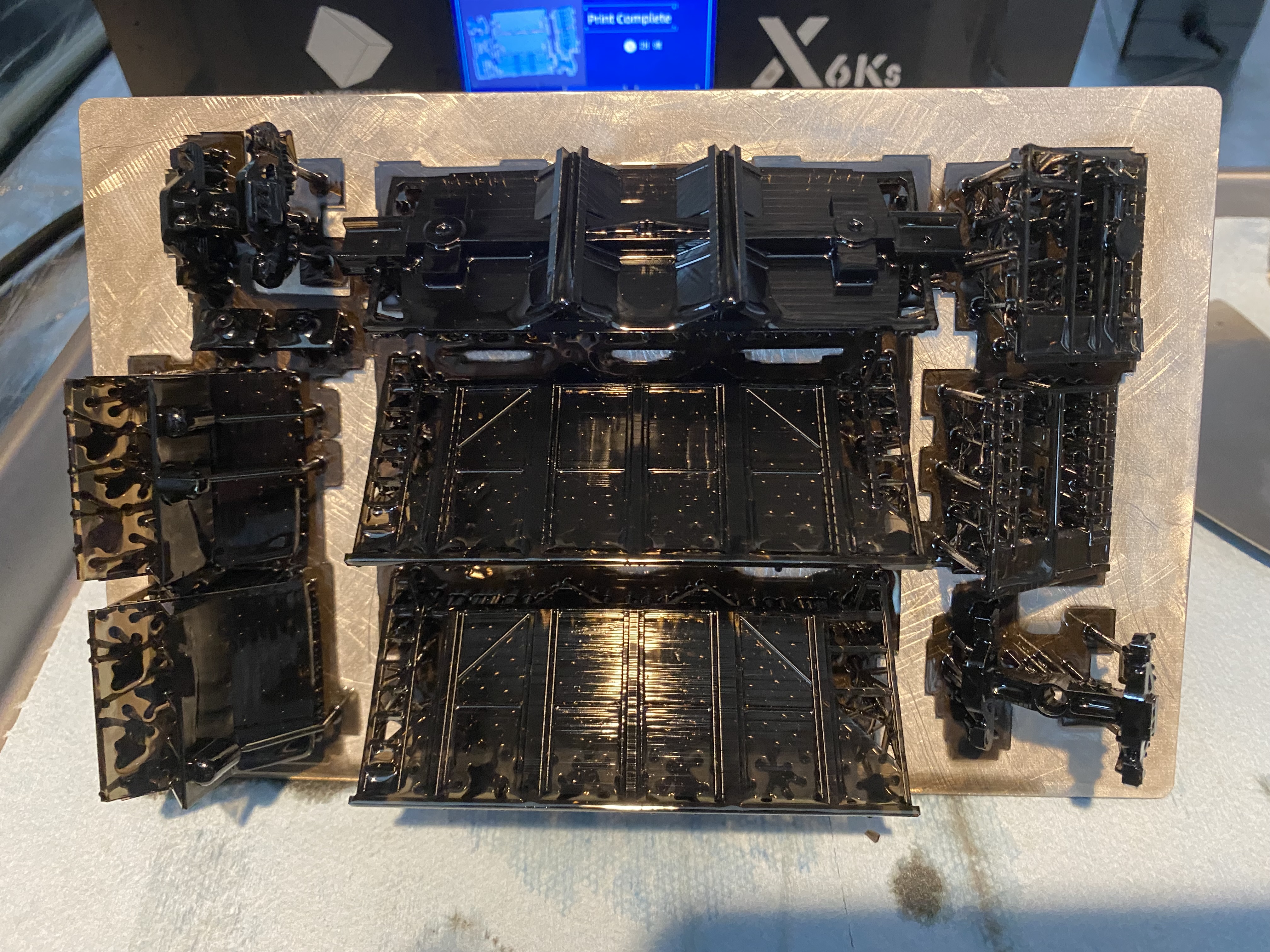 HO Scale 2 and 3 Bay Hi-Side Hopper for Resin Printing