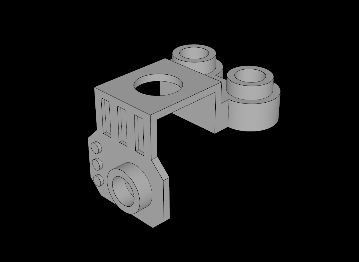 Lego Compatible (4736.dat) Minifig Jet-Pack with Stud On Front