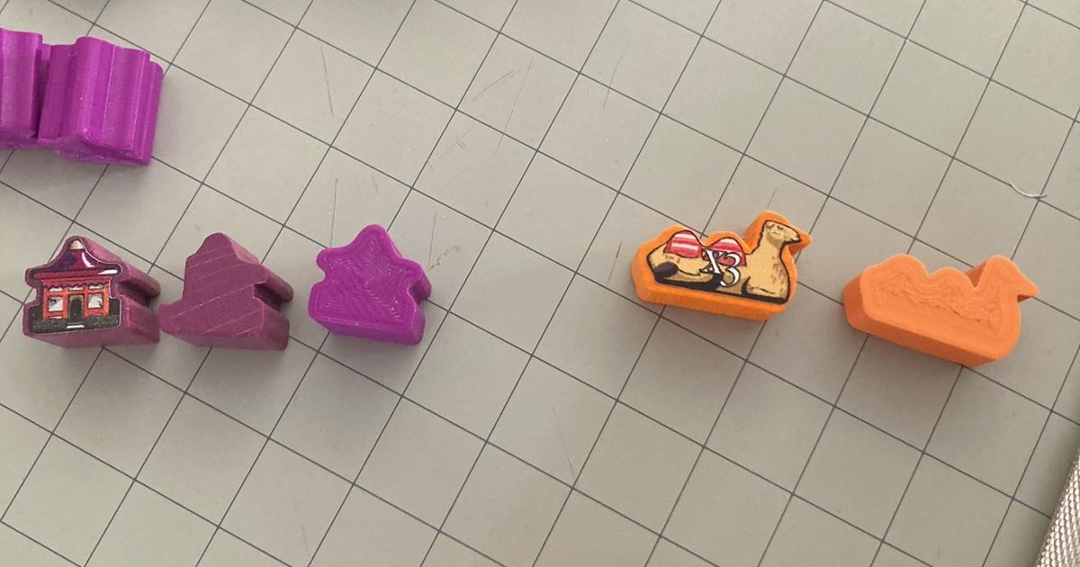 Meeples for The Voyages of Marco Polo by fubarbarian | Download free ...