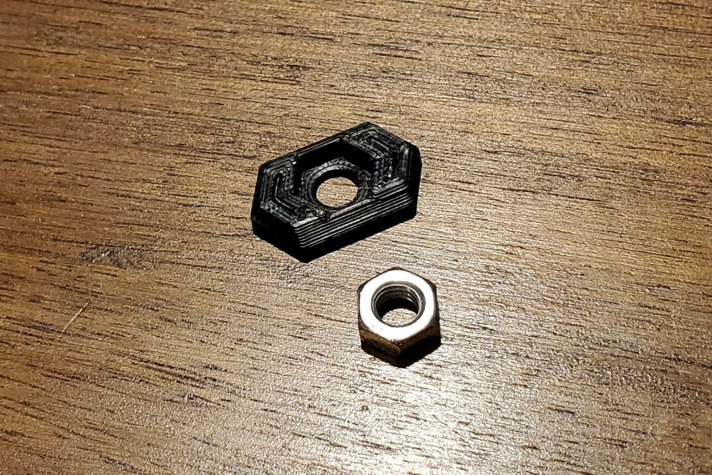 M4 T-nut adapter for V-slot aluminum rail compatible with Neptune 3 Pro 4 Pro
