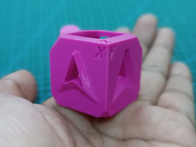 Test Cube with Creality Logo