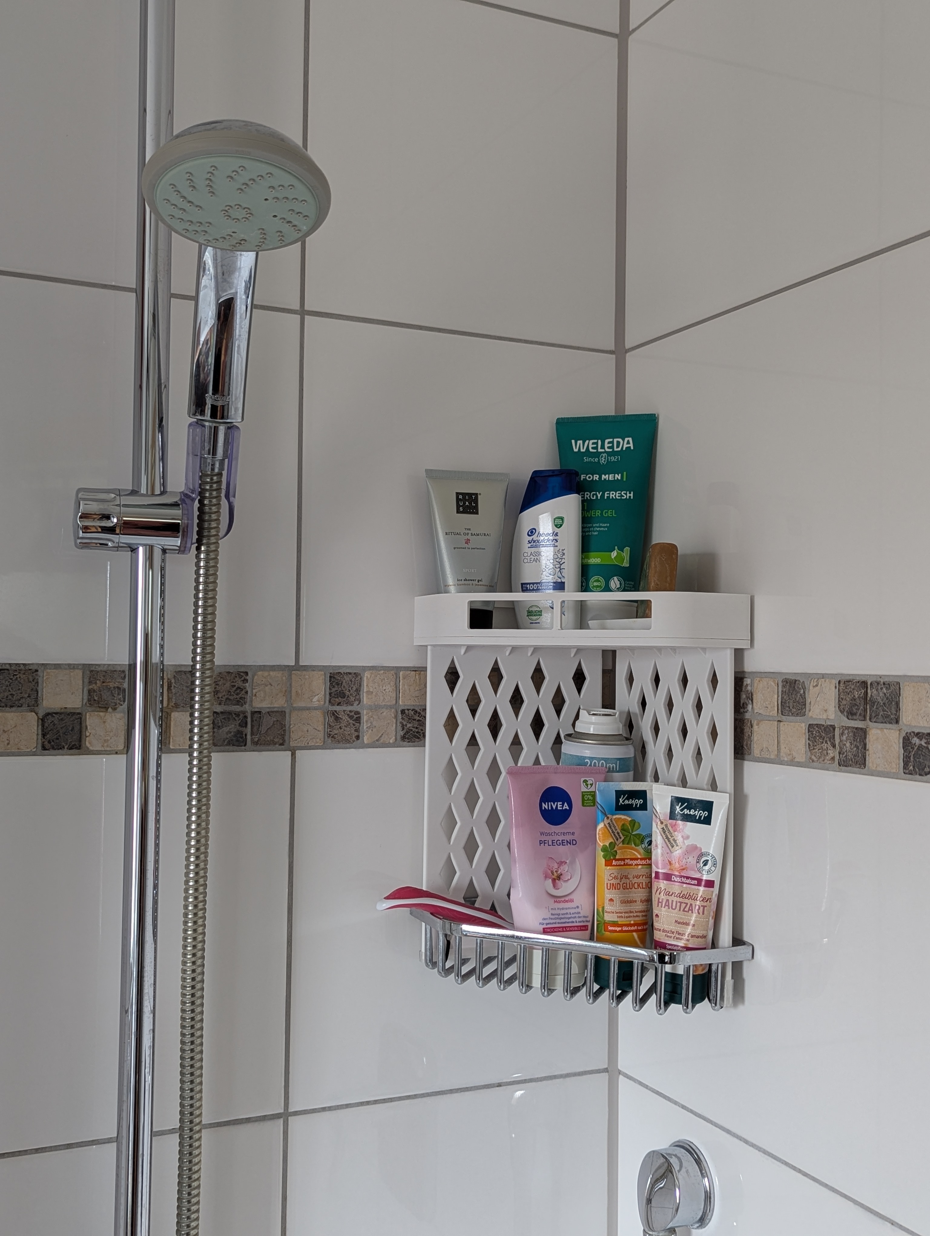 Shower shelf extender by pseik0 | Download free STL model | Printables.com