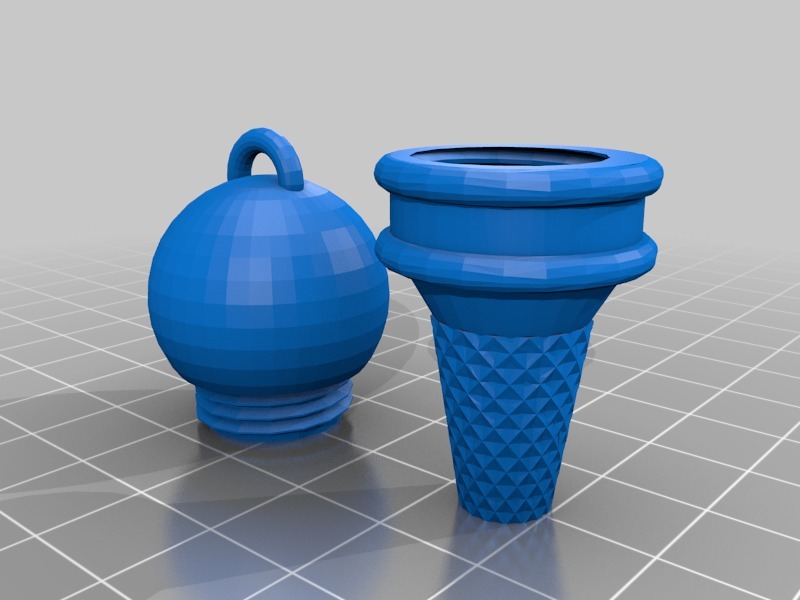 Ice Cream Cone Screw Container
