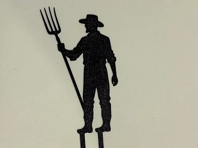 Cake topper - Farmer