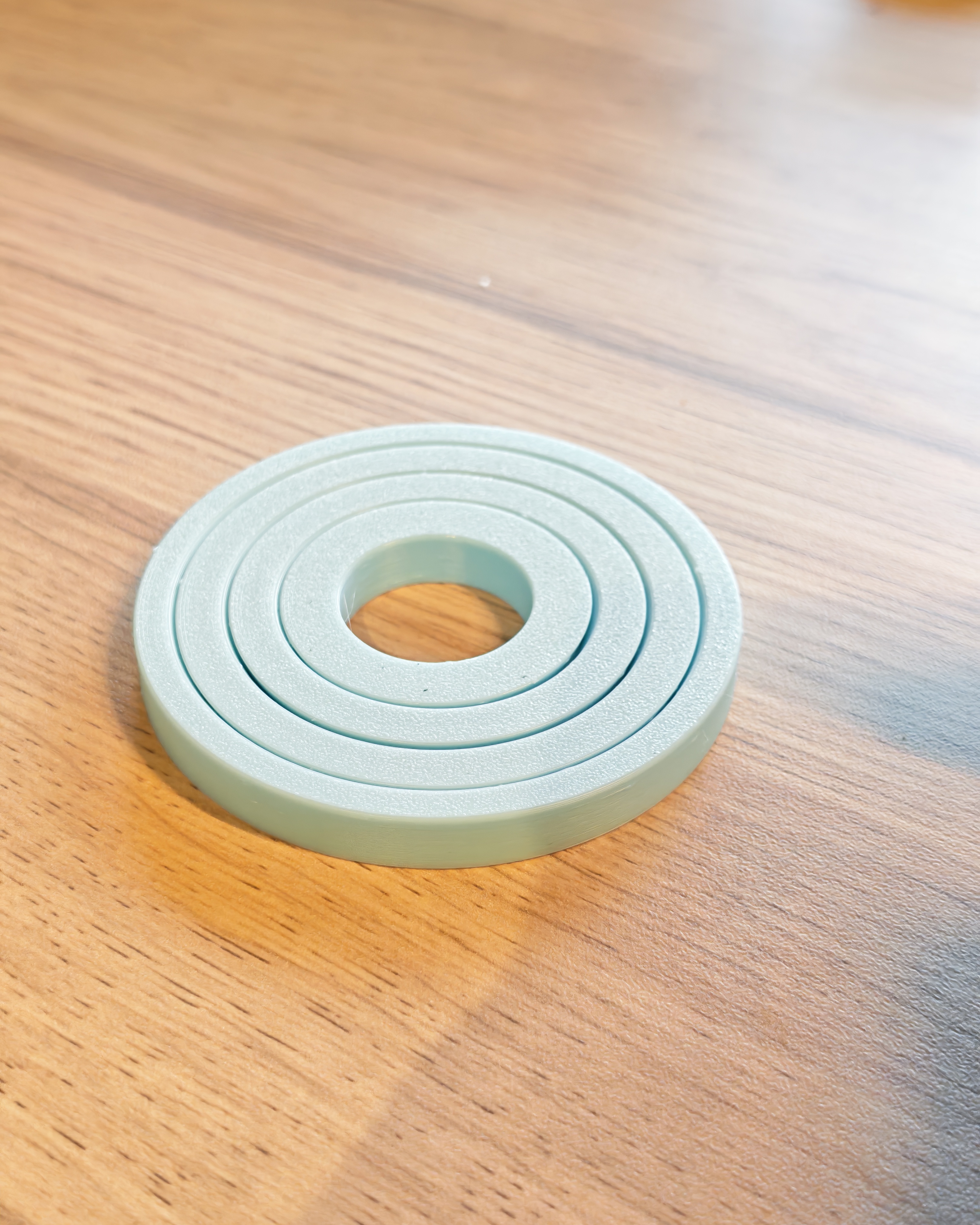 Print-in-Place Concentric Fidget Rings (V-Track / No Supports)