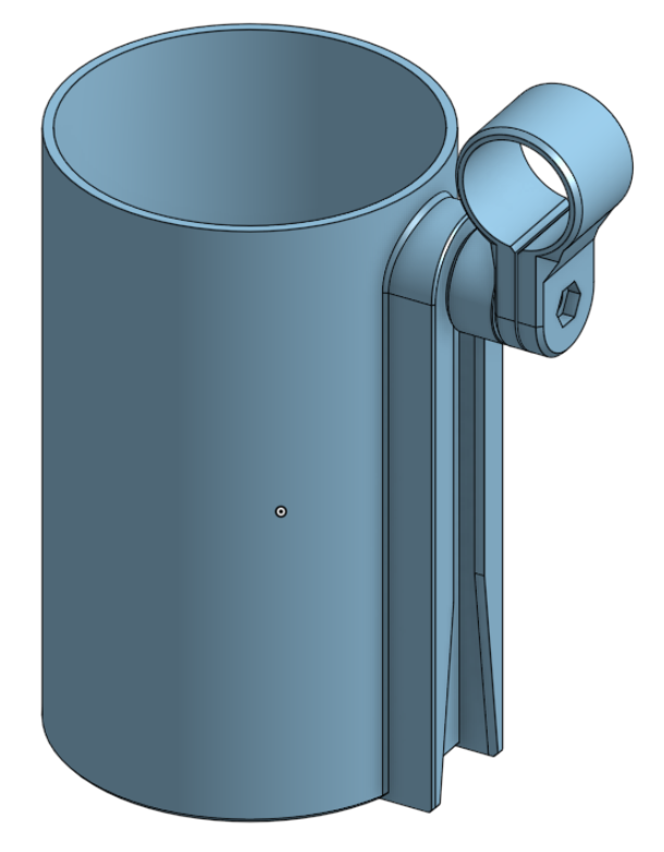 Bottle holder for a lawn mower / Držák pití na sekačku