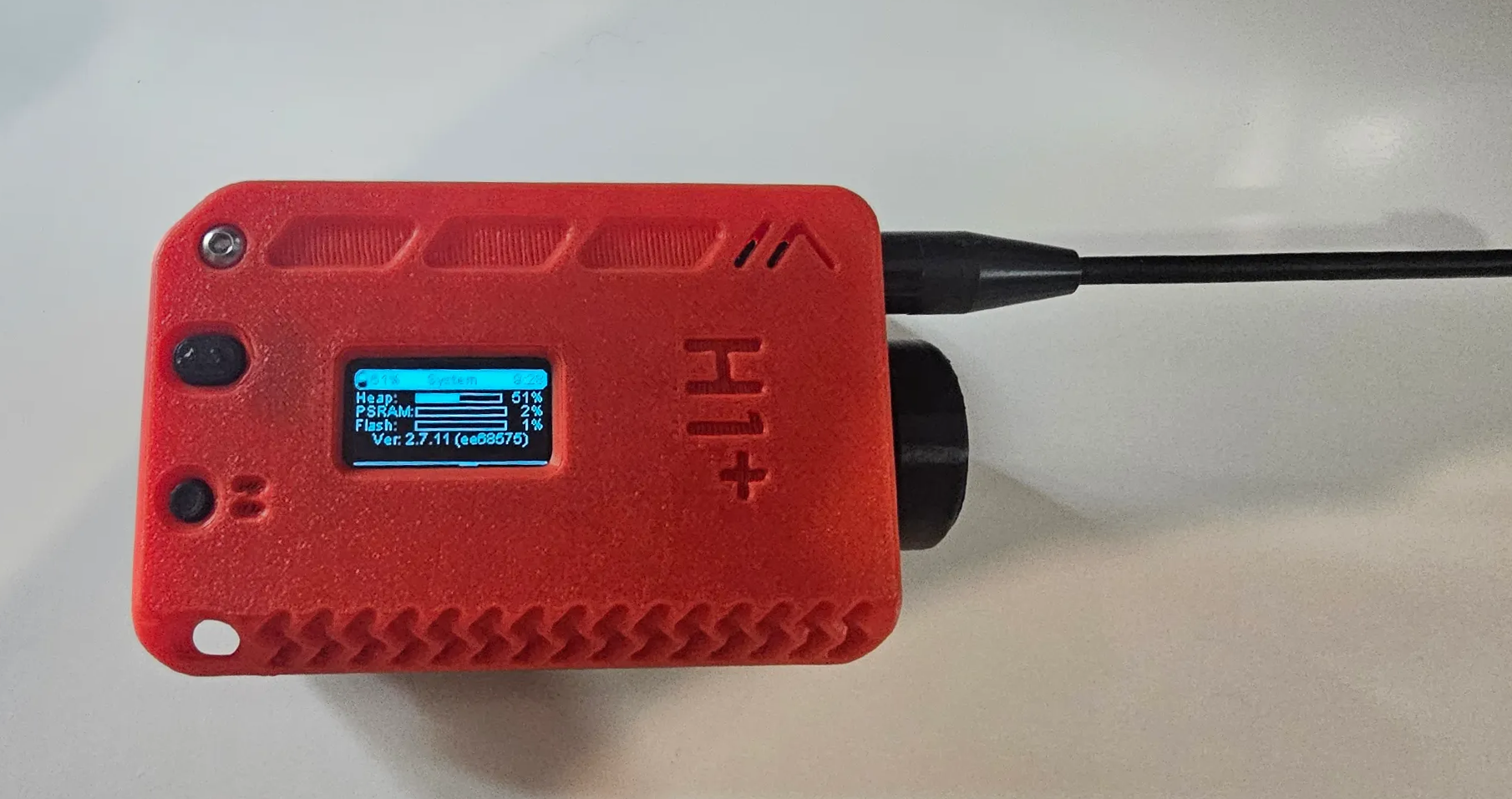 H1+ 18650 battery with Heltec v4 / v3 compatibility 3D model thumbnail