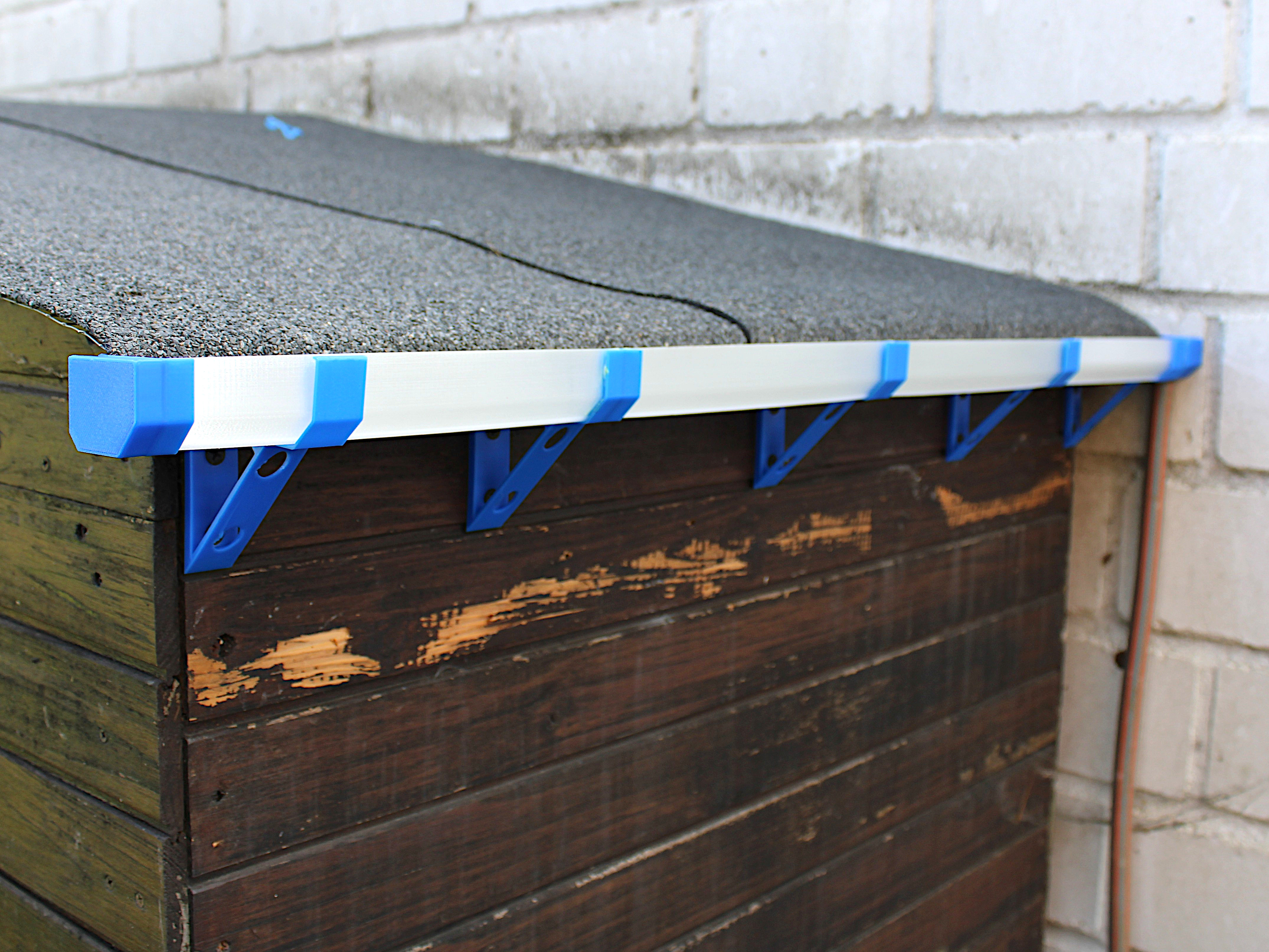 Gutter for Bitumen Roofing Felt (Dachpappe Regenrinnen System)
